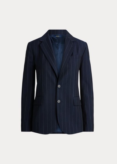 Women's Polo Ralph Lauren Pinstripe Wool Blazers | 150279HSE